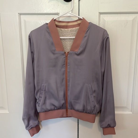 Stella and dot reversible bomber jacket - Picture 2 of 2